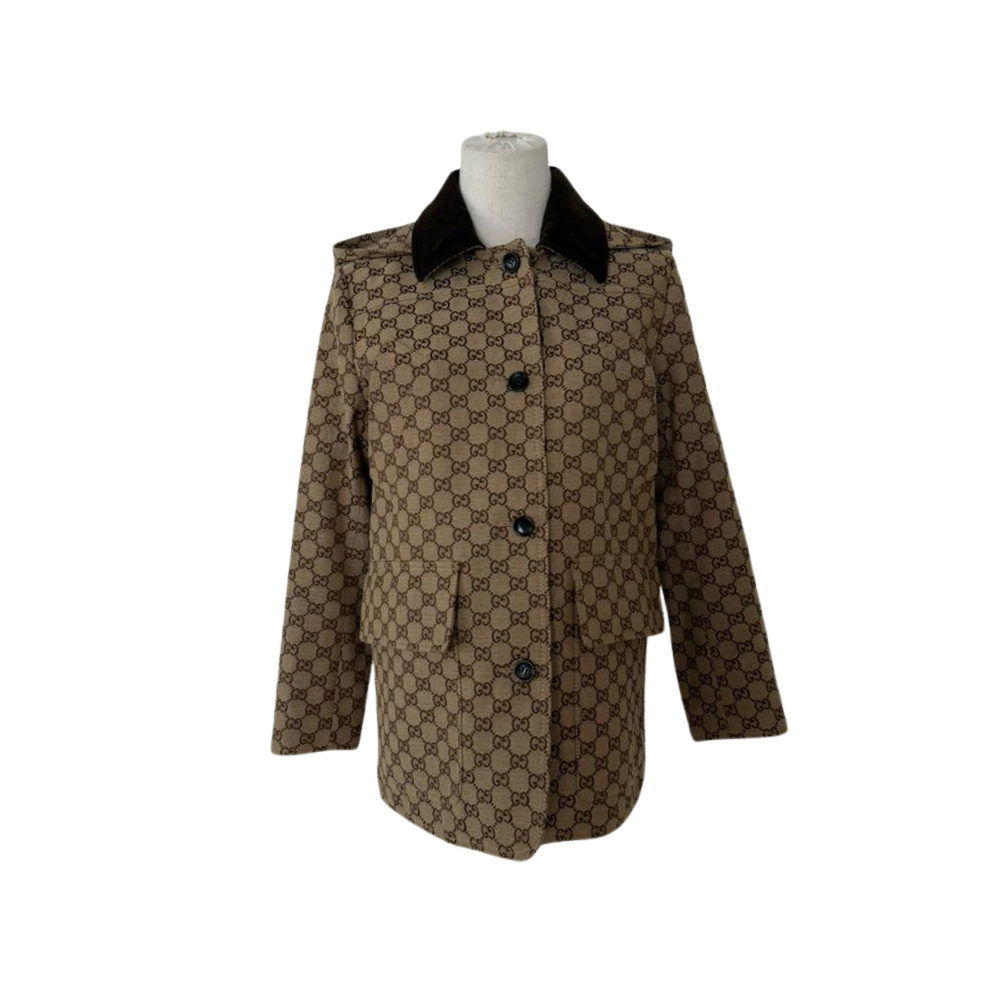 Cropped Faux leather Jacket