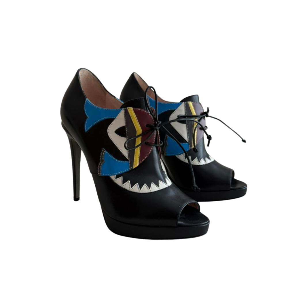 Cropped Faux leather Jacket