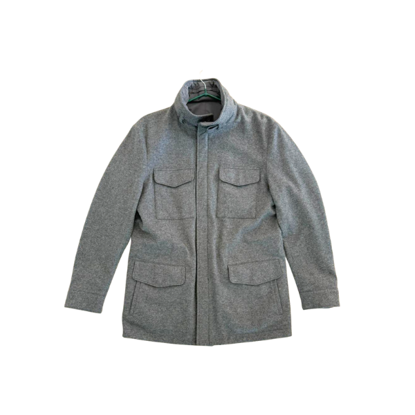 Cropped Faux leather Jacket