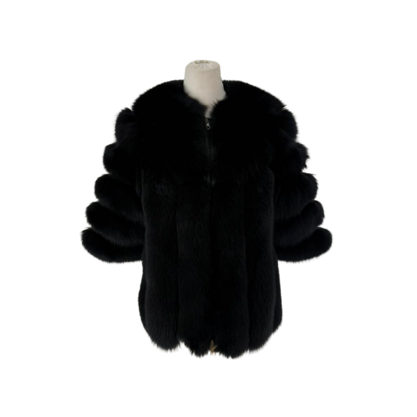 Cropped Faux leather Jacket