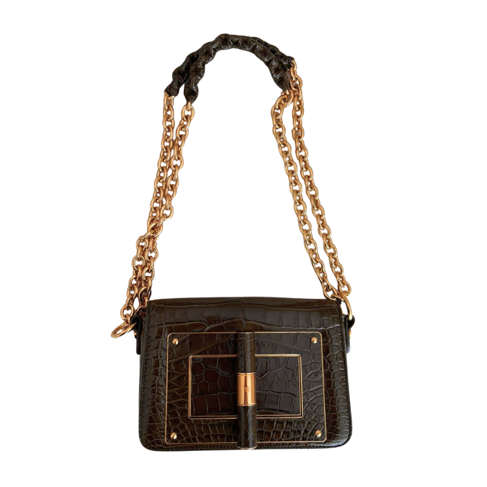 Cropped Faux leather Jacket