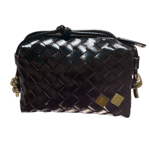 Cropped Faux leather Jacket