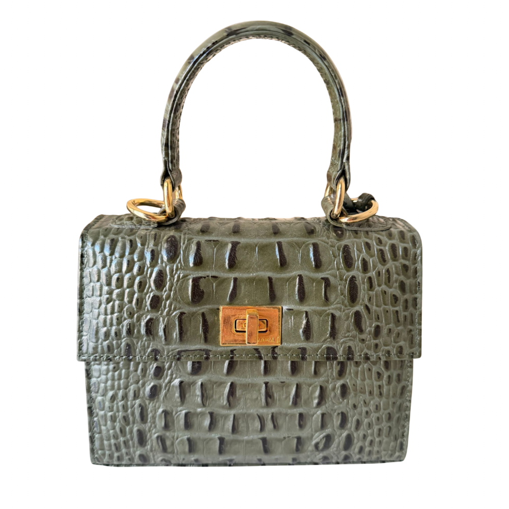 Cropped Faux leather Jacket