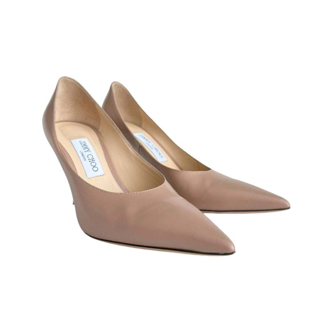 Cropped Faux leather Jacket