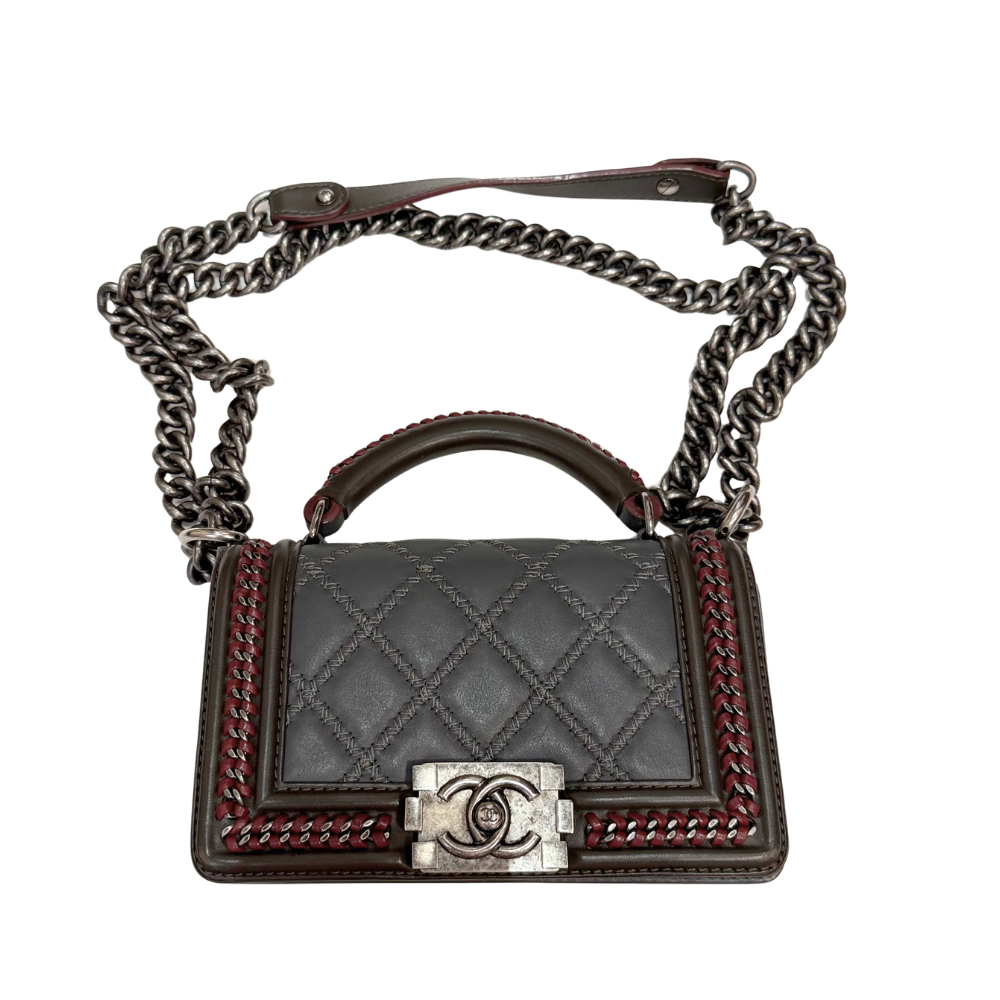 Cropped Faux leather Jacket